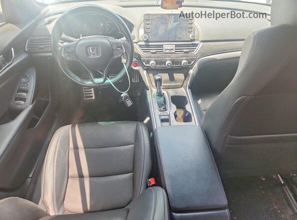 1HGCV1F34NA035780 2022 HONDA ACCORD Blue Vista del salpicadero