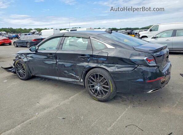 1HGCV1F35KA074096 2019 HONDA ACCORD Black Հետևի ձախ
