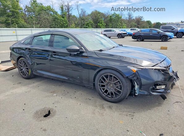 1HGCV1F35KA074096 2019 HONDA ACCORD Black Առջևի աջ