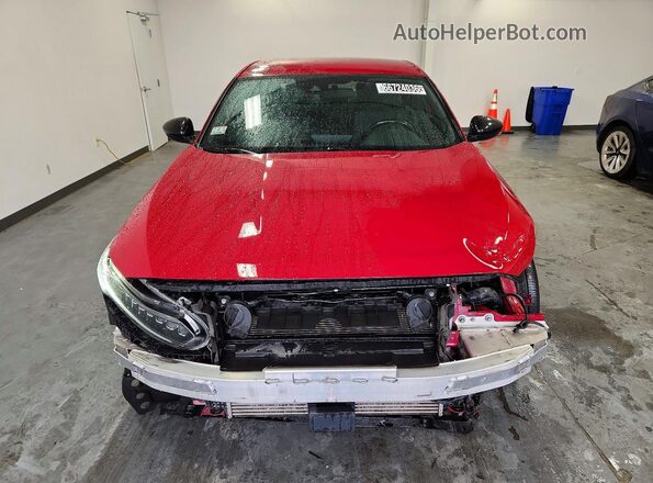 1HGCV1F35MA080533 2021 HONDA ACCORD Red Դիմացի տեսք