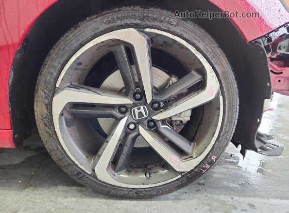 1HGCV1F35MA080533 2021 HONDA ACCORD Red 