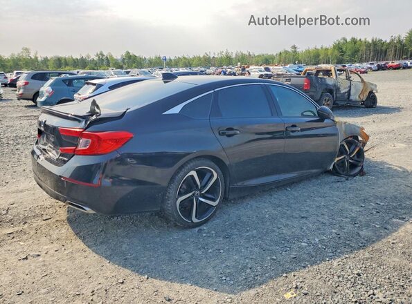 1HGCV1F35NA801970 2022 HONDA ACCORD Black Հետևի աջ