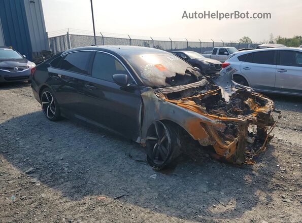 1HGCV1F35NA801970 2022 HONDA ACCORD Black Առջևի աջ