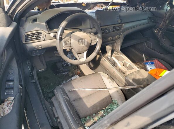 1HGCV1F35NA801970 2022 HONDA ACCORD Black Առջևի վահանակի տեսք