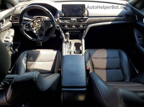 1HGCV1F36JA001057 2018 HONDA ACCORD White Vista del salpicadero
