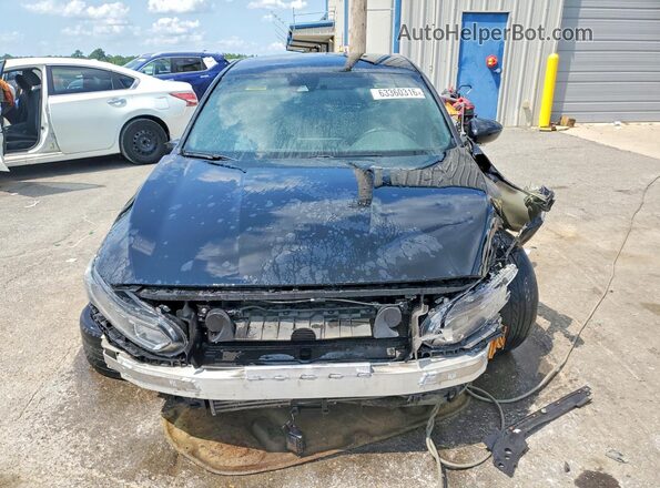 1HGCV1F36KA074091 2019 HONDA ACCORD Black Вид спереду