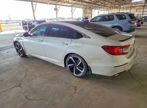 1HGCV1F36LA139104 2020 HONDA ACCORD White Задня ліва чверть