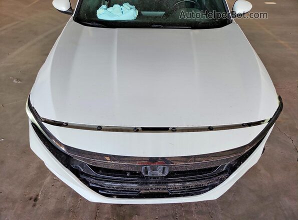 1HGCV1F36LA139104 2020 HONDA ACCORD White Вид задньої частини салону
