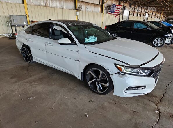 1HGCV1F36LA139104 2020 HONDA ACCORD White Передня права чверть