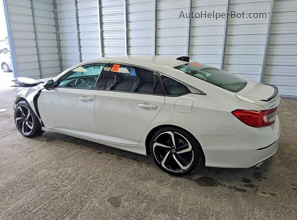 1HGCV1F36NA089176 2022 HONDA ACCORD Белый Задняя левая четверть