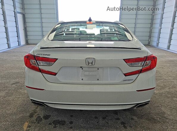 1HGCV1F36NA089176 2022 HONDA ACCORD Белый Вид сзади