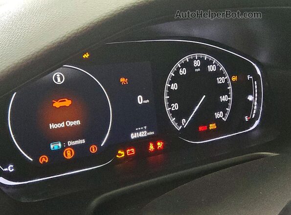 1HGCV1F36NA089176 2022 HONDA ACCORD Белый Вид щитка приборов