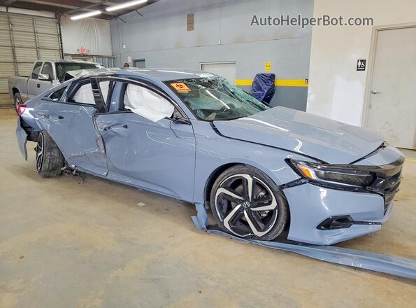 1HGCV1F36NA122371 2022 HONDA ACCORD Gray Առջևի աջ