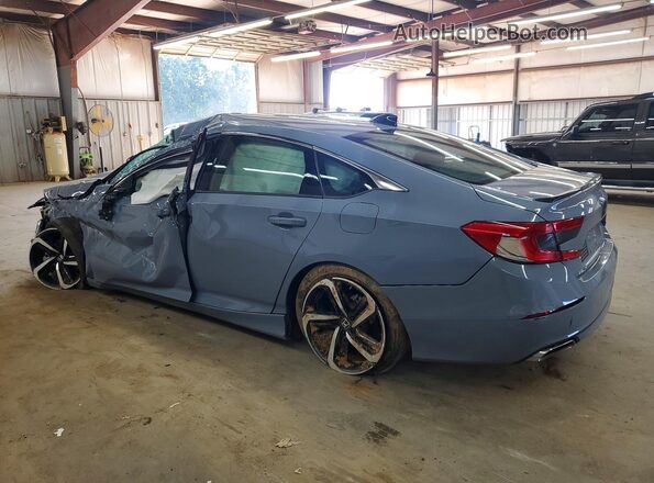 1HGCV1F36NA122371 2022 HONDA ACCORD Gray Հետևի ձախ