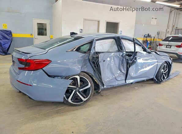 1HGCV1F36NA122371 2022 HONDA ACCORD Gray Հետևի աջ