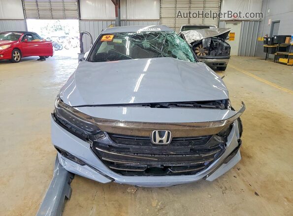 1HGCV1F36NA122371 2022 HONDA ACCORD Gray Դիմացի տեսք