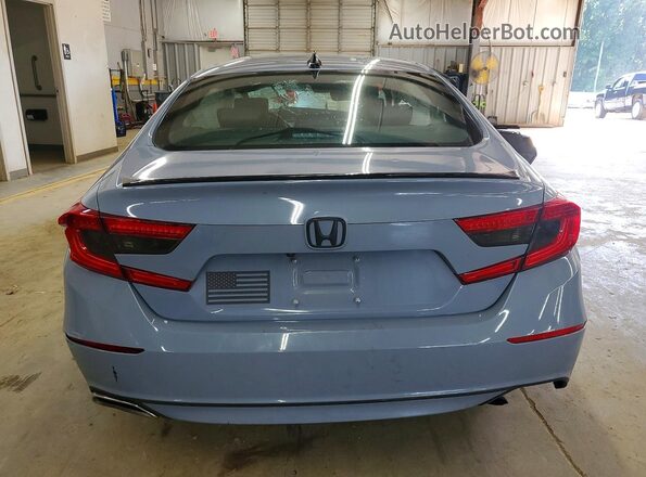 1HGCV1F36NA122371 2022 HONDA ACCORD Gray Հետևի տեսք