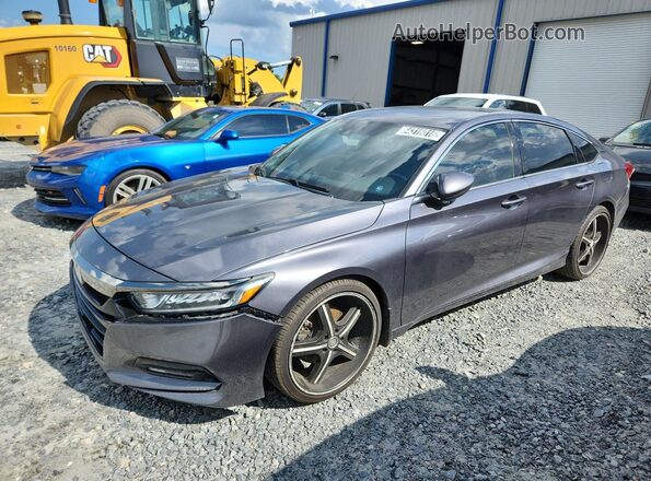 1HGCV1F37JA112667 2018 HONDA ACCORD Gray Widok wnętrza 360 stopni