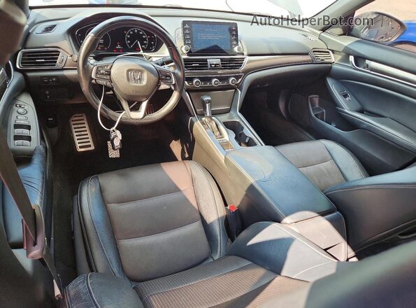 1HGCV1F37JA112667 2018 HONDA ACCORD Gray Widok deski rozdzielczej