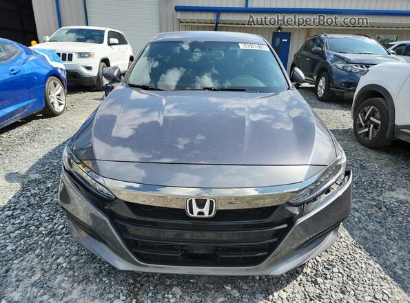 1HGCV1F37JA112667 2018 HONDA ACCORD Gray 
