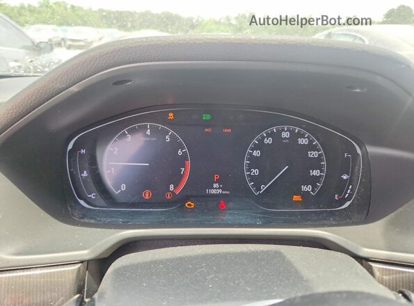 1HGCV1F37JA170939 2018 HONDA ACCORD Черный Вид щитка приборов