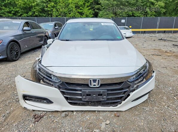1HGCV1F37KA107552 2019 HONDA ACCORD White Widok z przodu