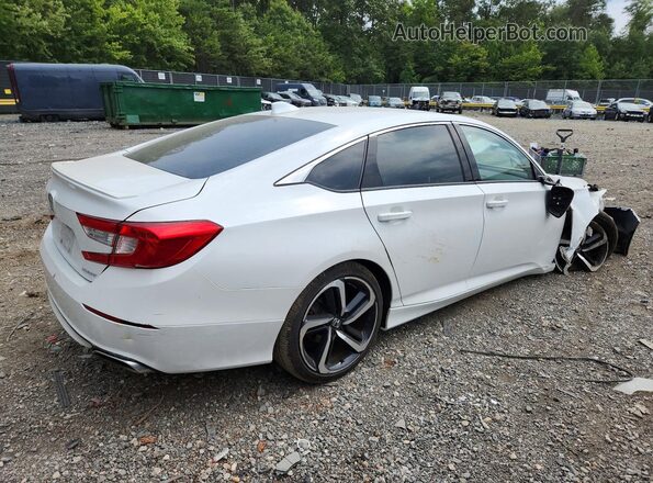 1HGCV1F37KA107552 2019 HONDA ACCORD White Tył prawy