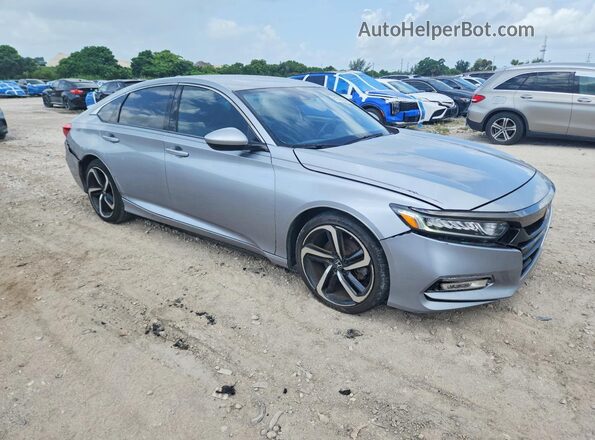 1HGCV1F37LA025435 2020 HONDA ACCORD Silver წინა მარჯვენა