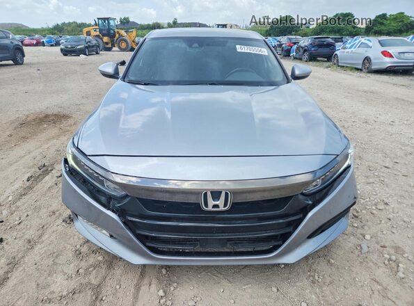 1HGCV1F37LA025435 2020 HONDA ACCORD Silver წინა ხედი