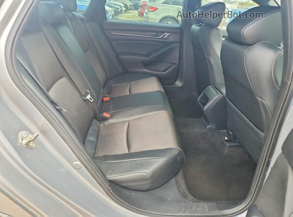 1HGCV1F37LA025435 2020 HONDA ACCORD Silver უკანა სავარძლების ხედი