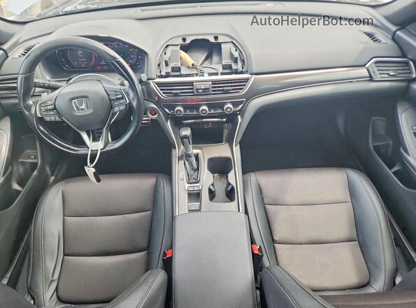 1HGCV1F37LA025435 2020 HONDA ACCORD Silver წინა პანელის ხედი