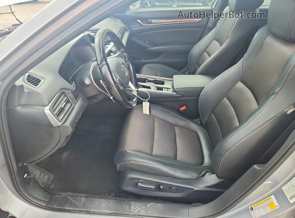 1HGCV1F37LA025435 2020 HONDA ACCORD Silver წინა სალონის ხედი