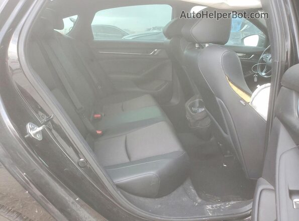 1HGCV1F37MA016204 2021 HONDA ACCORD Черный Вид задних сидений