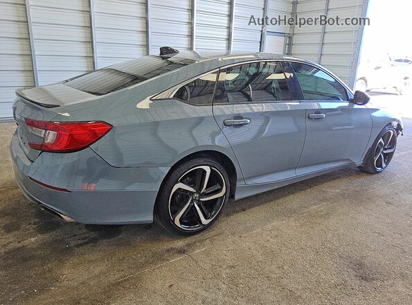 1HGCV1F37NA079580 2022 HONDA ACCORD Silver Rear right