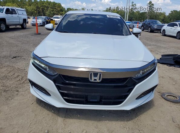 1HGCV1F38KA060919 2019 HONDA ACCORD White Widok z przodu