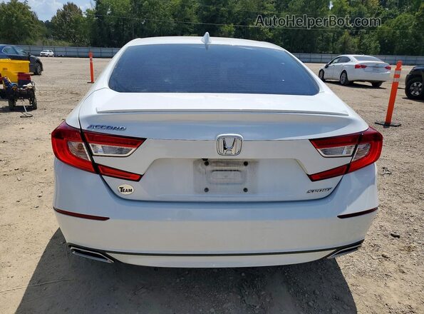 1HGCV1F38KA060919 2019 HONDA ACCORD White Widok z tyłu