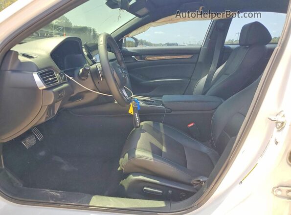 1HGCV1F38KA060919 2019 HONDA ACCORD White Widok wnętrza z przodu