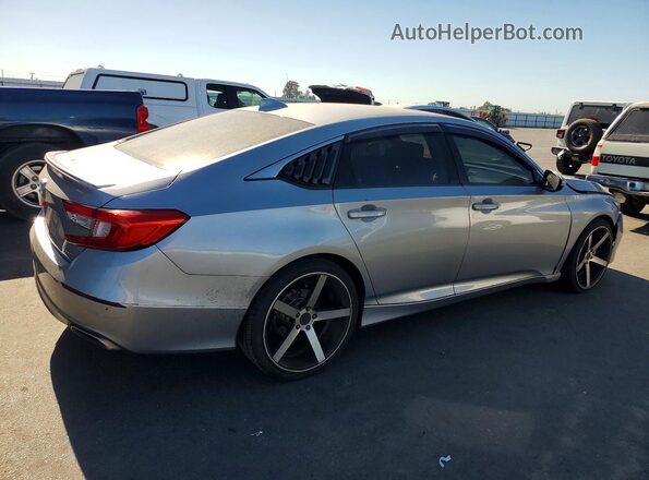 1HGCV1F38LA133689 2020 HONDA ACCORD Серебряный Задняя правая четверть