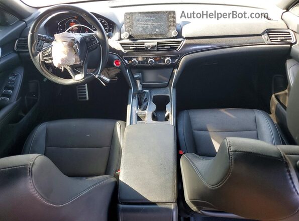 1HGCV1F38LA133689 2020 HONDA ACCORD Серебряный Вид панели приборов