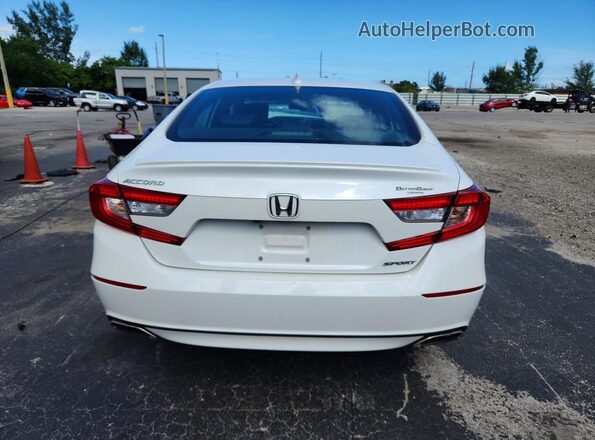 1HGCV1F38LA154896 2020 HONDA ACCORD White უკანა ხედი