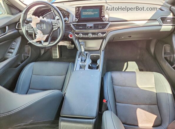 1HGCV1F38LA154896 2020 HONDA ACCORD White წინა პანელის ხედი