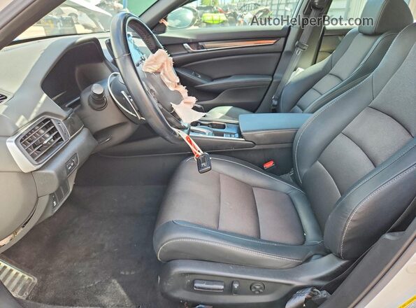 1HGCV1F38LA154896 2020 HONDA ACCORD White წინა სალონის ხედი