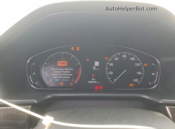 1HGCV1F38NA092905 2022 HONDA ACCORD Gray Widok zestawu wskaźników