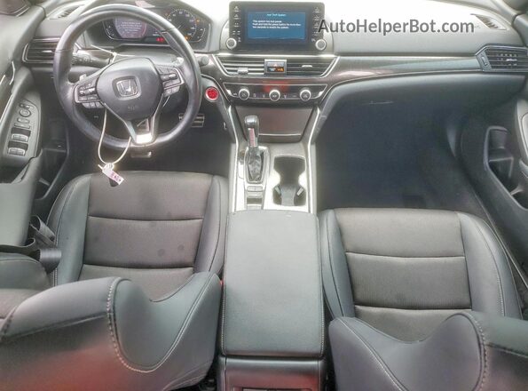 1HGCV1F38NA092905 2022 HONDA ACCORD Gray Widok deski rozdzielczej