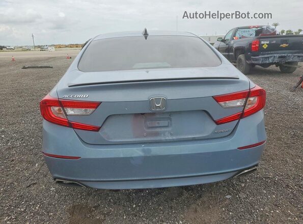 1HGCV1F38NA092905 2022 HONDA ACCORD Gray Widok z tyłu