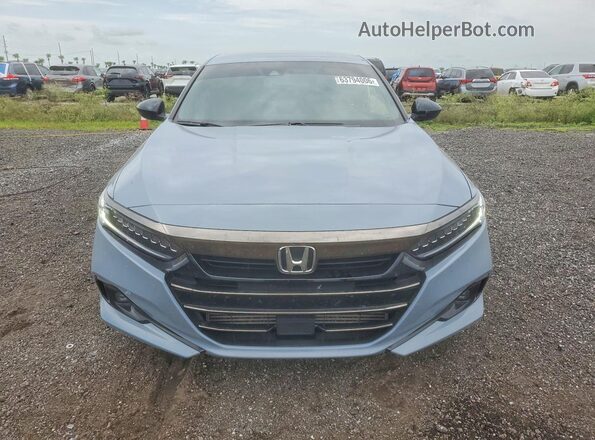 1HGCV1F38NA092905 2022 HONDA ACCORD Gray Widok z przodu