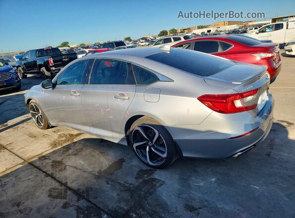 1HGCV1F39JA202970 2018 HONDA ACCORD Silver Tył lewy