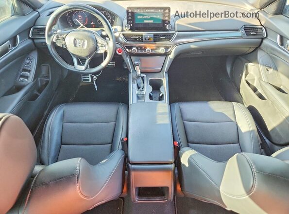 1HGCV1F39JA202970 2018 HONDA ACCORD Silver Widok deski rozdzielczej