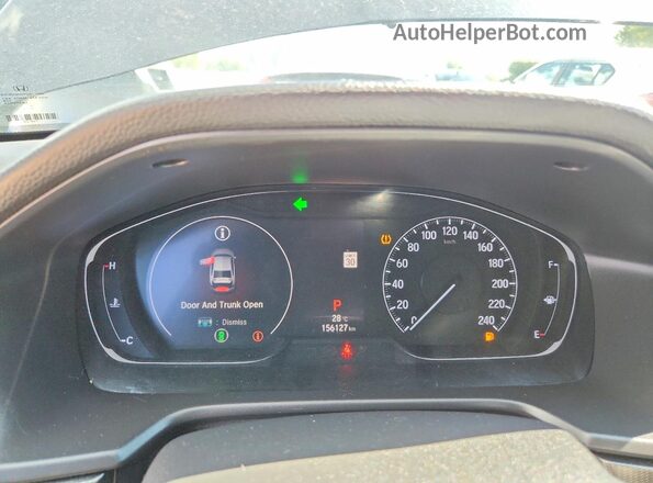 1HGCV1F39JA808429 2018 HONDA ACCORD Black ხელსაწყოთა პანელის ხედი