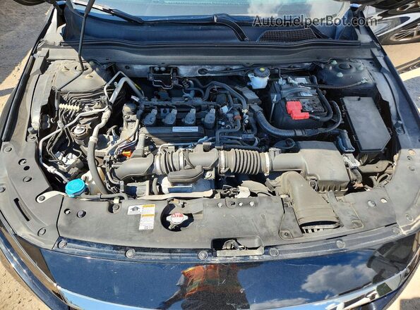 1HGCV1F39JA808429 2018 HONDA ACCORD Black უკანა სალონის ხედი